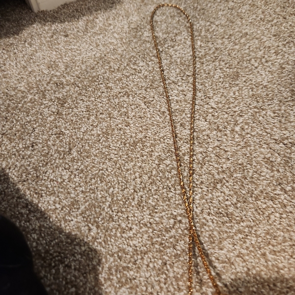 Vintage 1930s Gold Clutch with Rhinestone detailing and gold chain - Picture 11 of 11